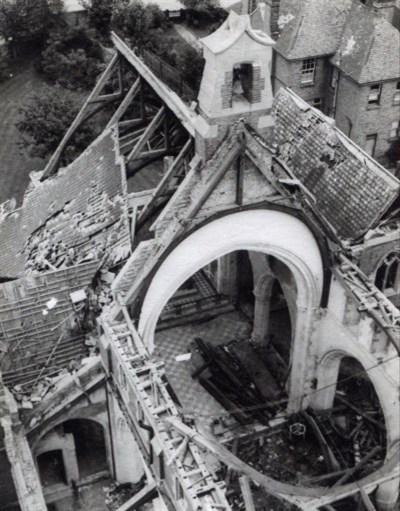 The bombed St Marks