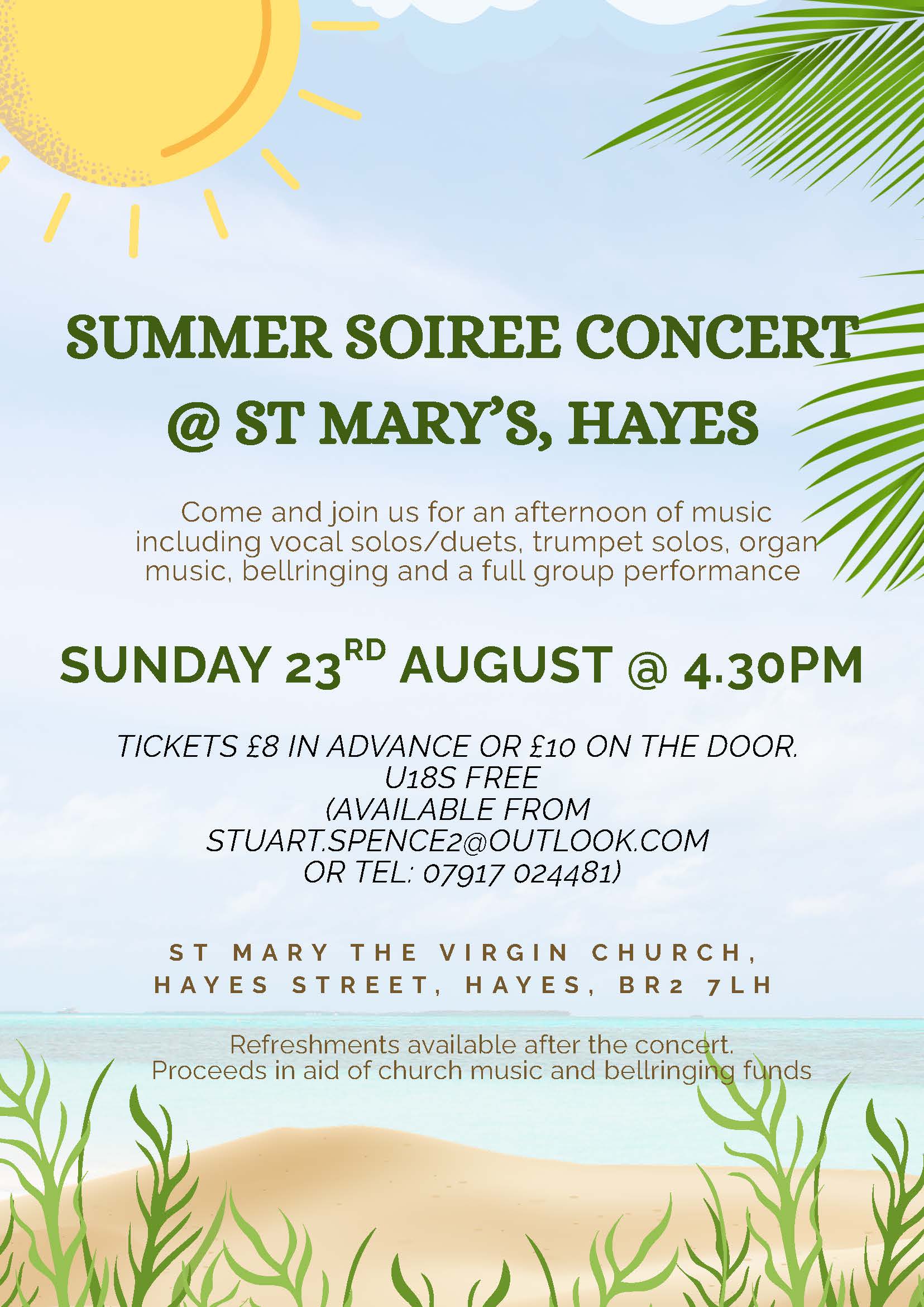 St Mary's Summer Soiree Concer