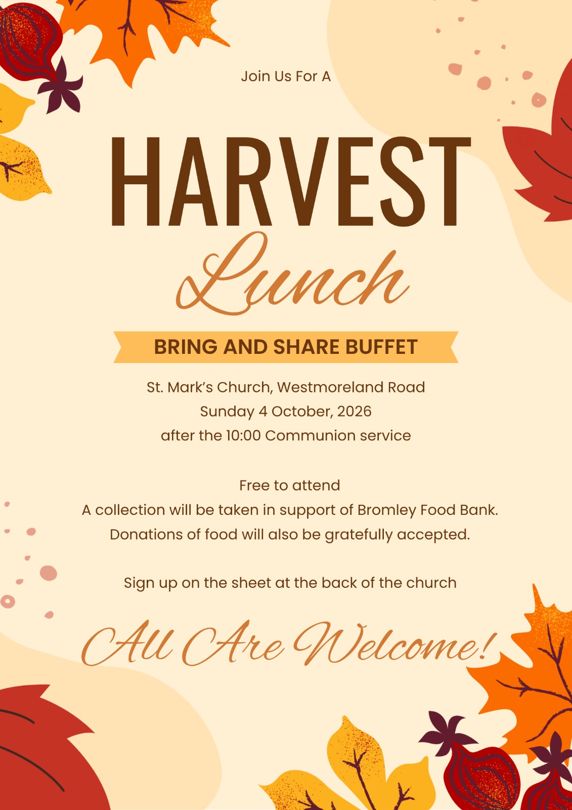 Harvest Lunch