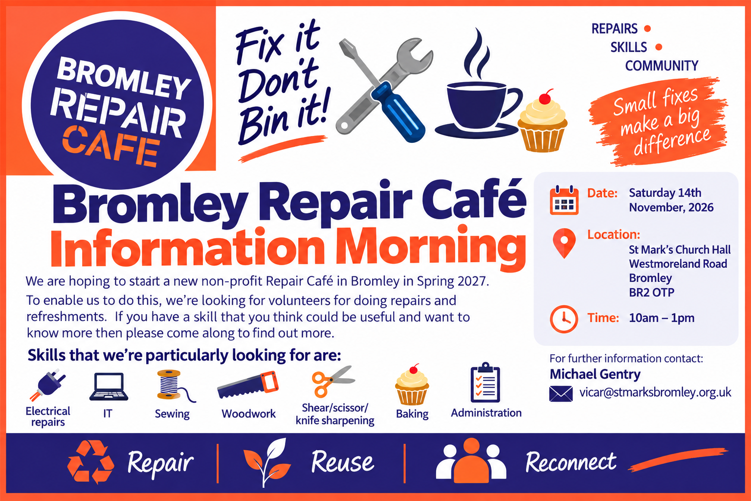 Repair Cafe info morning FB